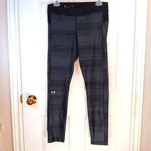 Under Armour Activewear Leggings Athleisure Black Gray Women's Size L
